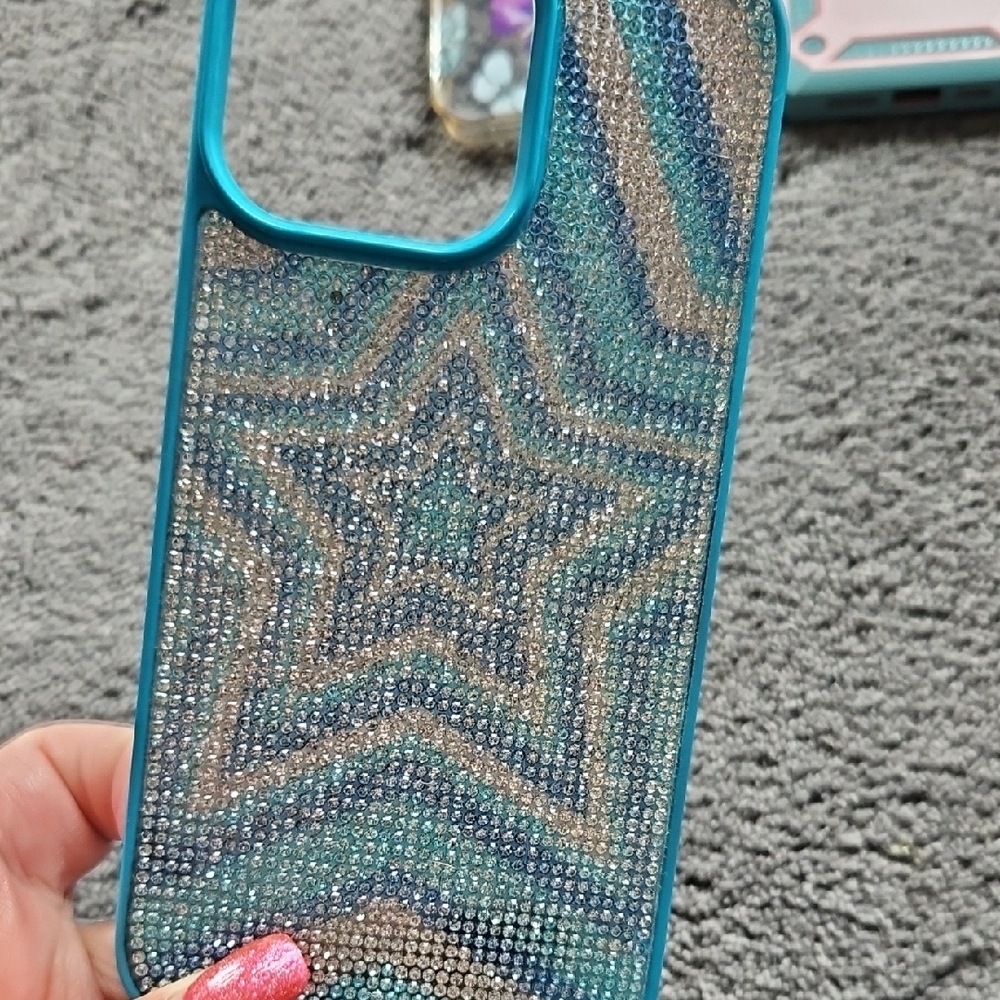 Blue Star Pattern Phone Case 14pro Max‎ - Picture 6 of 6